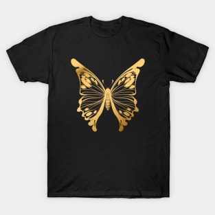 Gold butterfly T-Shirt